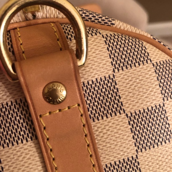 Louis Vuitton Speedy Bandouliere 30 in Damier Azur - Picture 8 of 17